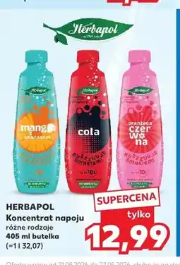 Kaufland Koncentrat napoju HERBAPOL mango z ananasem oferta