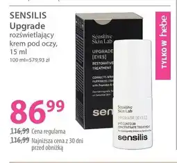 Hebe Rozświetlający krem pod oczy SENSILIS Upgrade oferta