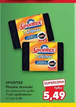 Kaufland Płaskie druciaki do czyszczenia grilla Spontex 7 Grillmax oferta