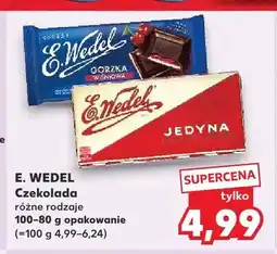 Kaufland Czekolada E. WEDEL Gorzka Wiśniowa oferta
