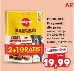 Kaufland Przysmak dla psów PEDIGREE Ranchos Cubes z wołowiną oferta