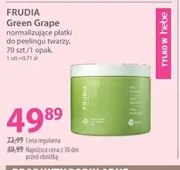 Hebe Normalizujące płatki do peelingu twarzy FRUDIA Green Grape oferta