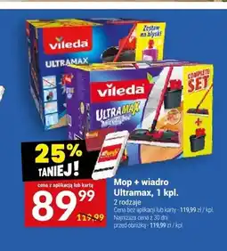Twój Market Mop + wiadro Vileda Ultramax oferta