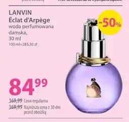 Hebe Woda perfumowana damska LANVIN Éclat d'Arpège oferta