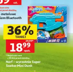 Auchan Wyrzutnia Nerf Super Soaker Mini Dunk oferta