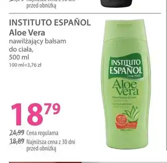 Hebe Nawilżający balsam do ciała Instituto Español Aloe Vera oferta