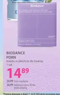 Hebe Maska w płachcie do twarzy BIODANCE PDRN oferta