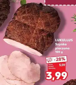 Kaufland Szynka pieczona Lukullus oferta