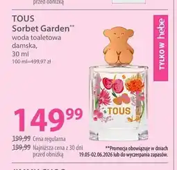 Hebe Woda toaletowa damska TOUS Sorbet Garden oferta