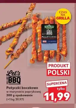 Kaufland Patyczki boczkowe w marynacie paprykowej Let's BBQ oferta