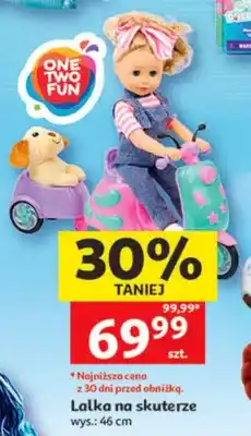 Auchan Lalka na skuterze wys. 46cm oferta