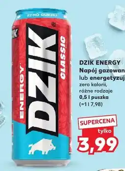 Kaufland Napój energetyzujący Dzik Energy Classic Zero Cukru oferta