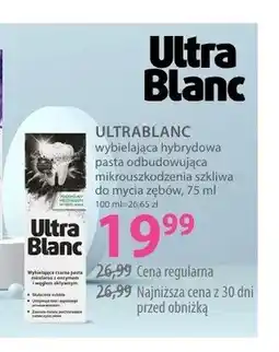 Hebe Wybielająca hybrydowa pasta odbudowująca mikrouszkodzenia szkliwa do mycia zębów ULTRABLANC oferta