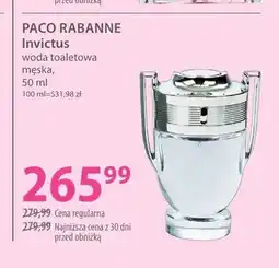 Hebe Woda toaletowa męska PACO RABANNE Invictus oferta
