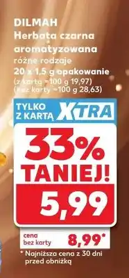 Kaufland Herbata czarna aromatyzowana DILMAH oferta