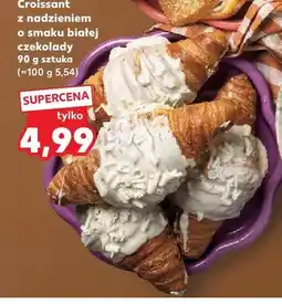 Kaufland Croissant z nadzieniem o smaku białej czekolady oferta
