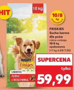 Kaufland Sucha karma dla psów FRISKIES Active z wołowiną oferta