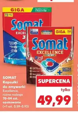 Kaufland Kapsułki do zmywarki Somat Excellence 70-54szt oferta
