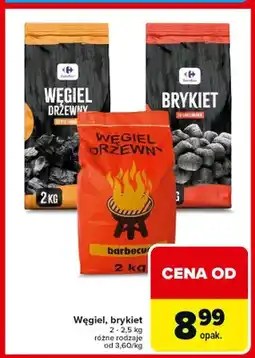Carrefour Węgiel, brykiet oferta