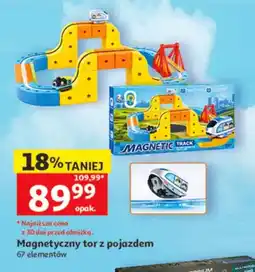 Auchan Magnetyczny tor z pojazdem 67 elementów oferta