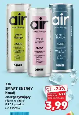 Kaufland Napój energetyzujący Air Smart Energy Zesty Mango oferta