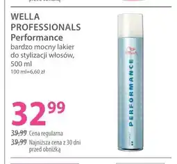 Hebe Bardzo mocny lakier do stylizacji włosów WELLA PROFESSIONALS Performance oferta