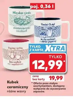Kaufland Kubek ceramiczny oferta