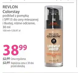 Hebe Podkład z pompką i SPF15 do cery mieszanej i tłustej REVLON Colorstay różne odcienie oferta