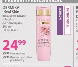 Hebe Luksusowe różane mleczko do demakijażu DERMIKA Ideal Skin oferta