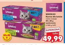 Kaufland Karma dla kotów WHISKAS 40-pak oferta