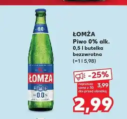 Kaufland Piwo bezalkoholowe Łomża oferta
