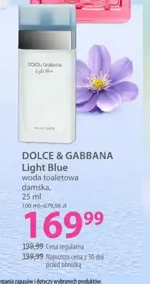 Hebe Woda toaletowa damska DOLCE & GABBANA Light Blue oferta