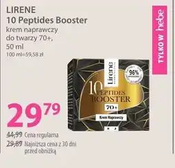 Hebe Krem naprawczy do twarzy 70+ LIRENE 10 Peptides Booster oferta