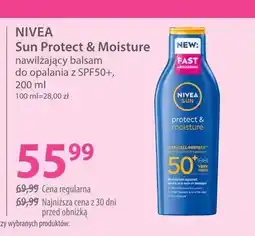 Hebe Nawilżający balsam do opalania z SPF50+ NIVEA Sun Protect & Moisture oferta