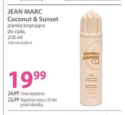 Hebe Pianka brązująca do ciała Coconut & Sunset JEAN MARC oferta