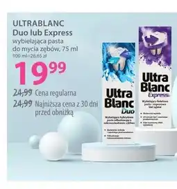 Hebe Wybielająca pasta do mycia zębów ULTRABLANC Duo oferta