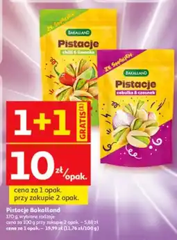 Auchan Pistacje chilli & limonka Bakalland oferta