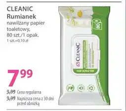 Hebe Nawilżany papier toaletowy CLEANIC Rumianek oferta