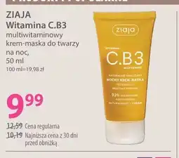 Hebe Multiwitaminowy krem-maska do twarzy na noc ZIAJA Witamina C.B3 oferta