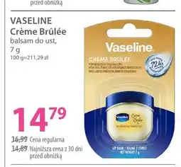 Hebe Balsam do ust Vaseline Crème Brûlée oferta