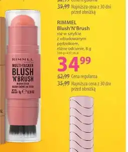 Hebe Róż w sztyfcie z wbudowanym pędzelkiem RIMMEL Blush'N'Brush oferta