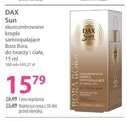 Hebe Skoncentrowane krople samoopalające do twarzy i ciała Bora Bora DAX Sun oferta