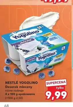 Kaufland Deserek mleczny Nestlé Yogolino 4-pak oferta