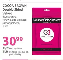 Hebe Dwustronna rękawica do aplikacji samoopalacza COCOA BROWN Double Sided Velvet oferta