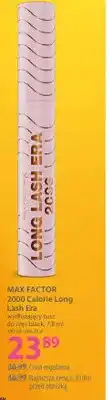 Hebe Wydłużający tusz do rzęs black MAX FACTOR 2000 Calorie Long Lash Era oferta
