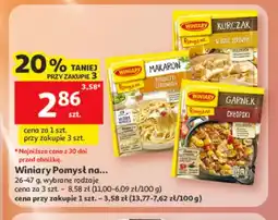 Auchan Pomysł na Makaron Spaghetti Carbonara Winiary oferta