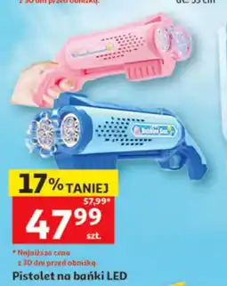 Auchan Pistolet na bańki LED oferta