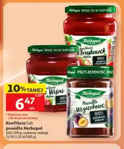Auchan Konfitura z truskawek Herbapol oferta