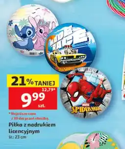 Auchan Piłka z nadrukiem licencyjnym Hot Wheels 23cm oferta