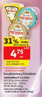 Auchan Ser pleśniowy Camembert Président oferta